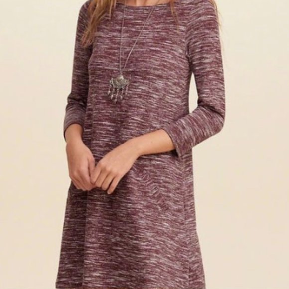 Hollister Navy Blue Dress with Pockets (Model pic is exact version but in red) - Picture 1 of 9